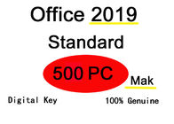 Codice chiave di Microsoft Office 2019 multilingue, 500 chiave di norma dell'ufficio 2019 del PC